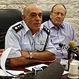 מסיבת העיתונאים של המשטרה צילום: גיל יוחנן