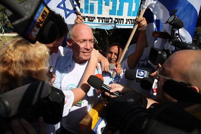 יו"ר מטה המאבק מסיים את תפקידו (צילום: אבישג שאר-ישוב)