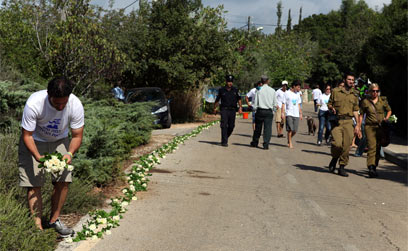 קישוטים ברחובות מצפה הילה (צילום: אבישג שאר-ישוב)
