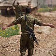 חייל בגבול עזה. שקט יחסי צילום: AP