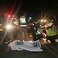 תאונה תאונת דרכים בנימינה אור עקיבא (צילום: ג'ורג' גינסברג)