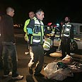 תאונה תאונת דרכים בנימינה אור עקיבא (צילום: ג'ורג' גינסברג)