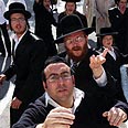 הפגנה חרדים אינטל (צילום: גיל יוחנן)