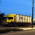 משאיות חדרה דוד אלעזר (צילום: נמרוד גליקמן)