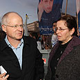 אביבה נועם שליט לשכת רה"מ עסקת שליט (צילום: גיל יוחנן)
