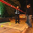 רצח ירי תחנה מרכזית לוד (צילום: אבי מועלם)