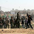 רפיח עימותים חמאס פלסטינים עזה (צילום: AFP)