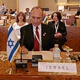 כנס ירוק כנס סביבתי אבו דאבי עוזי לנדאו שר התשתיות  (צילום: סימונה הלפרין)