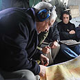 ביבי נתניהו בנימין נתניהו מסוק סיור גבול מצרים דרום הארץ (צילום: אבי אוחיון, לע"מ)