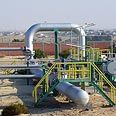 עבודות ההקמה של צינור הגז הטבעי ממצרים לישראל