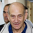 עימות מתוקשר. אולמרט צילום: ודים דניאל