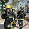 שריפה ראשון לציון מכבי אש שריפות  (צילום: ניב קלדרון)
