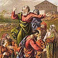 נוח ומשפחתו בהכנות לקראת המבול הגדול, 1754