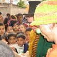 מחנה הפליטים ג'נין, 2009: ליצנים ללא גבולות צילום: אסנת טרבלסי