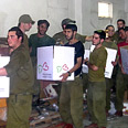 "מלאי מוטיבציה לעזור ולתרום". האורזים צילום: דובר צה"ל