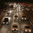 פקק כביש 1 תל אביב ירושלים בעקבות פיגוע (צילום: גיל יוחנן)