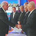 רלף קליין מקבל את פרס ישראל צילום: ערוץ 1