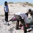 הפיצוץ בחוף צילום: איי אף פי
