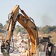 בולדוזר ברמת בית שמש צילום: גילי סופר