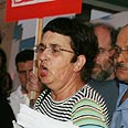 גוז'נסקי בהפגנה בתל אביב צילום: עופר עמרם