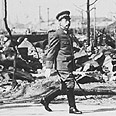 הקיסר הירואיטו והריסות. מלחמת העולם השנייה, 1945  