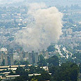 פגיעת קטיושה בקריות. המערכת תגן? צילום: גלעד הר שלג