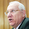 ריבלין.  "עושים לנו הצגה" צילום: גיל יוחנן