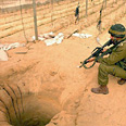 מנהרה ברצועת עזה. בשימוש ארגוני הטרור צילום: איי פי