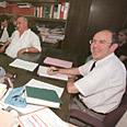 סטיב אדלר (מימין) נשיא בית הדין הארצי לעבודה (צילום: זום 77)