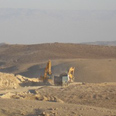 עבודות התשתית. הנזק כבר נגרם צילום: החברה להגנת הטבע