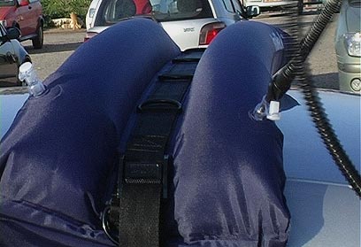 הגגון המתנפח. מיוצר מאריג אקרילי צילום: עילי קמחי
