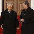 שמעון פרס נשיא גרמניה הורסט קולר קולהר ביקור (צילום: רויטרס)
