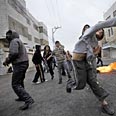 חברון עימותים מערת המכפלה אתרי מורשת פלסטינים (צילום: AP)