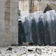 השוטרים מוכנים צילום: AFP