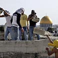 הצעירים הערבים עם לבנים צילום: AP