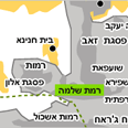 מפת האזור 