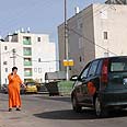 הכביש שבו אירעה התאונה בצפת צילום: אביהו שפירא