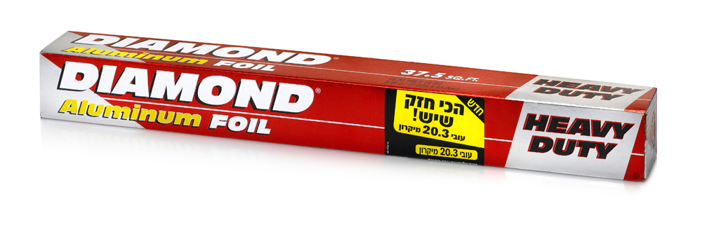 רדיד אלומיניום של DIAMOND צילום: מוטי פישביין