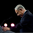 בנימין נתניהו ביבי נתניהו איפא"ק (צילום: AP)