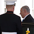 בנימין נתניהו הבית הלבן פגישה ברק אובמה ארה"ב ארהב ארצות הברית (צילום: AFP)