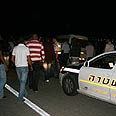 תאונת דרכים פגע וברח נגב הרוג עות'מאן אבו ג'אמע זירת תאונה (צילום: אתר פאנט)