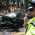 צומת יזרעאל עפולה תאונה תאונת דרכים הרוג עפולה (צילום: חגי אהרון)