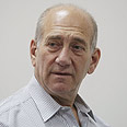 אהוד אולמרט בית משפט משפטם של אהוד אולמרט ו שולה זקן ב בית ה משפט ה מחוזי ב ירושלים (צילום: אלכס קולומויסקי)