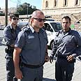 חרדים דתיים הפגנות מהומות יפו עבודות גבעת אנדרומדה תחנת משטרת משטרה תל אביב (צילום: עופר עמרם)