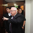 רובי רבלין רובי ריבלין תרגיל פיקוד העורף דני דנון (צילום: גיל יוחנן)