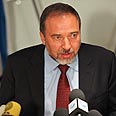 אביגדור ליברמן משט לעזה תדרוך עיתונאים משרד החוץ (צילום: נועם מושקוביץ)