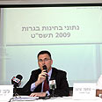 נתוני בגרויות תשס"ט שמשון שושני מנכ"ל משרד החינוך גדעון סער (צילום: עופר עמרם) נתוני בגרויות תשס"ט שמשון שושני מנכ"ל משרד החינוך גדעון סער (צילום: עופר עמרם)