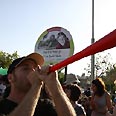 הפגנה שייח ג'ראח ירושלים טומי סנדס (צילום: אוהד צויגנברג)