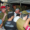 הלוויה לוויה חייל צה"ל הרוג תאונת אופנוע יאיר ששון (צילום: הרצל יוסף)