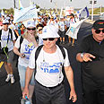 נועם שליט צעדת שליט צומת העוגן (צילום: עידו ארז)